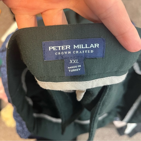 Peter Millar Excursionist Jogger 100% Wool Balsam Green XXL - Picture 3 of 5